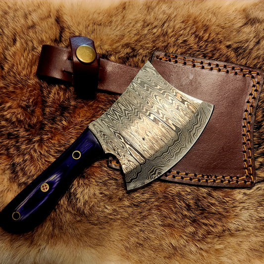 Wildfire Damascus Camping Axe