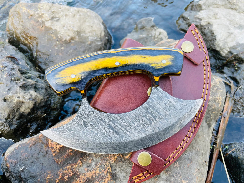 DAMASCUS STEEL ALASKAN ULU