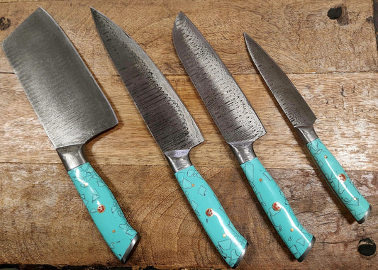 4 Piece Turquoise