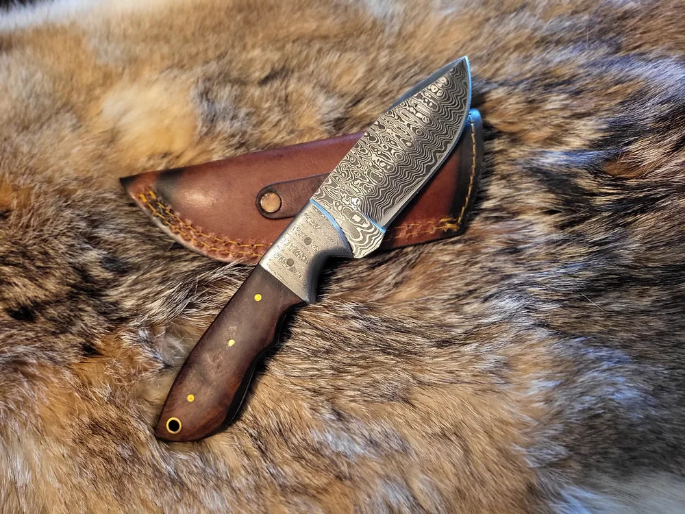 Damascus Hand Forged Hunting Knife