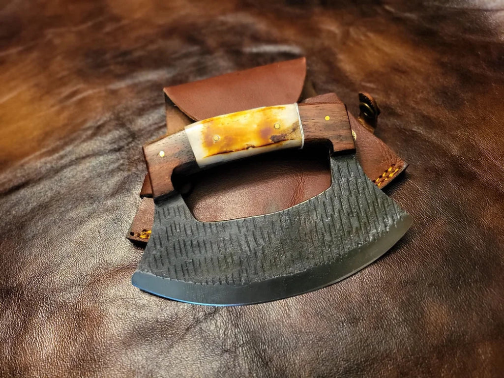 Hand Forged Alaskan Ulu Knife