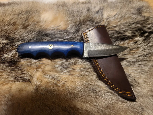 Handmade Drop Point Damascus Steel