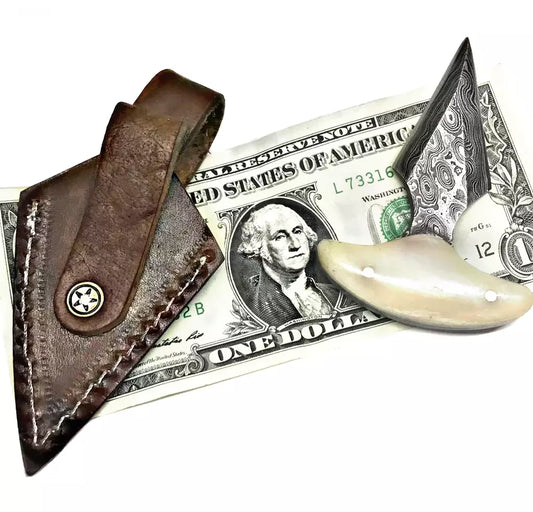 DAMASCUS PUSH DAGGER