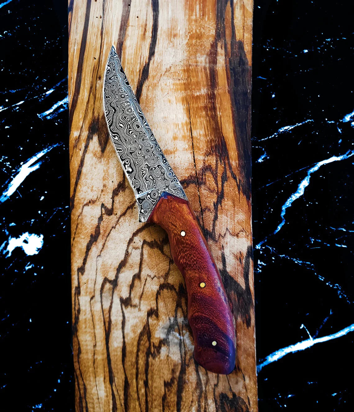 Walnut Wood Hunting Knife