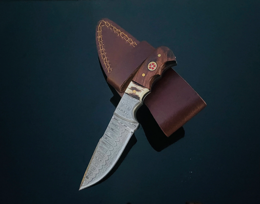 Mini Fixed Blade with Stag Horn